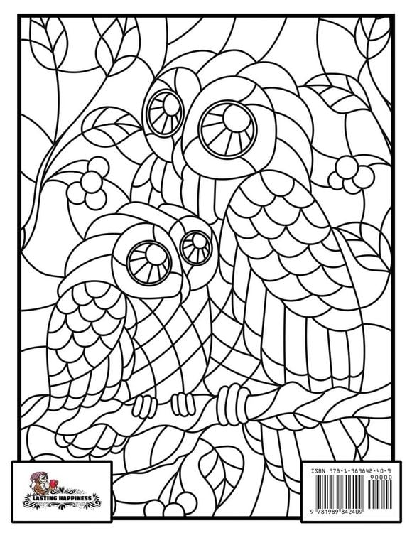 Produktbild: Stained Glass Coloring Book