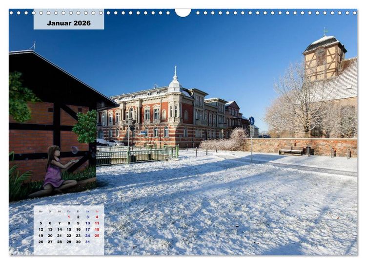 Produktbild: Prenzlau - Stadt im Herzen der Uckermark (Wandkalender 2026 DIN A3 quer), CALVENDO Monatskalender
