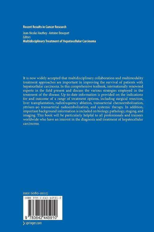 Produktbild: Multidisciplinary Treatment of Hepatocellular Carcinoma