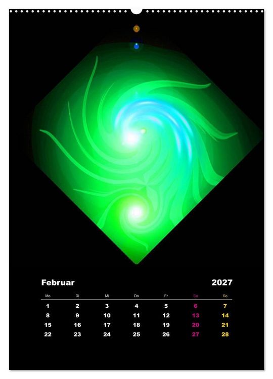 Produktbild: Energie-Spiralen 2027 (hochwertiger Premium Wandkalender 2027 DIN A2 hoch), Kunstdruck in Hochglanz