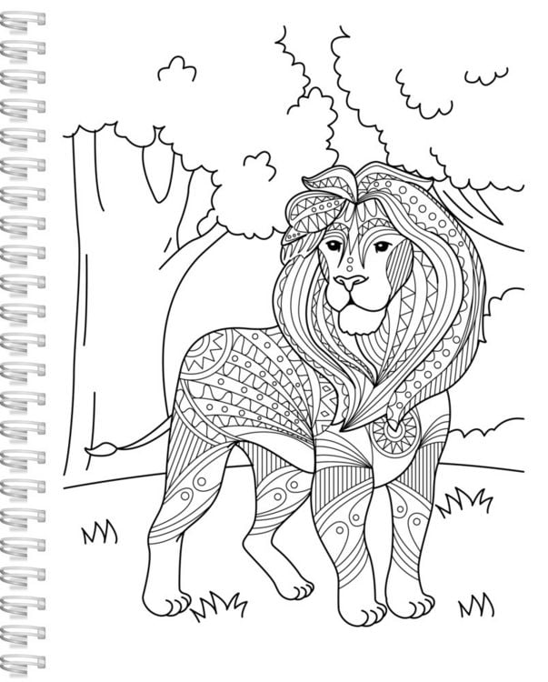 Produktbild: Mein Tierisches Mandala Malbuch