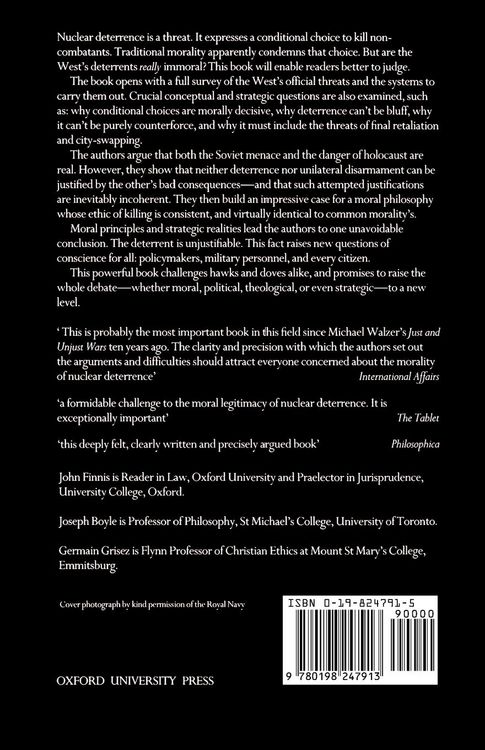 Produktbild: Nuclear Deterrence, Morality and Realism