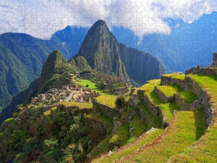 Produktbild: CALVENDO Puzzle Machu Picchu | 1000 Teile Lege-Gr&ouml;&szlig;e 64x48cm Foto-Puzzle f&uuml;r gl&uuml;ckliche Stunden