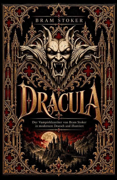 Produktbild: DRACULA Der Vampirklassiker von Bram Stoker - in modernem Deutsch und illustriert
