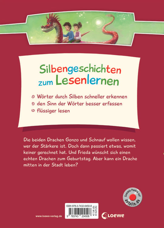 Produktbild: Silbengeschichten zum Lesenlernen - Drachengeschichten