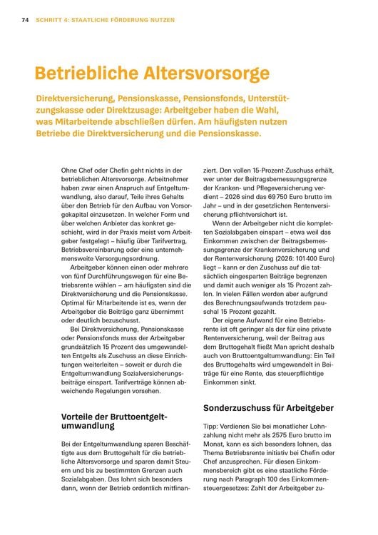 Produktbild: Altersvorsorge: Das Set