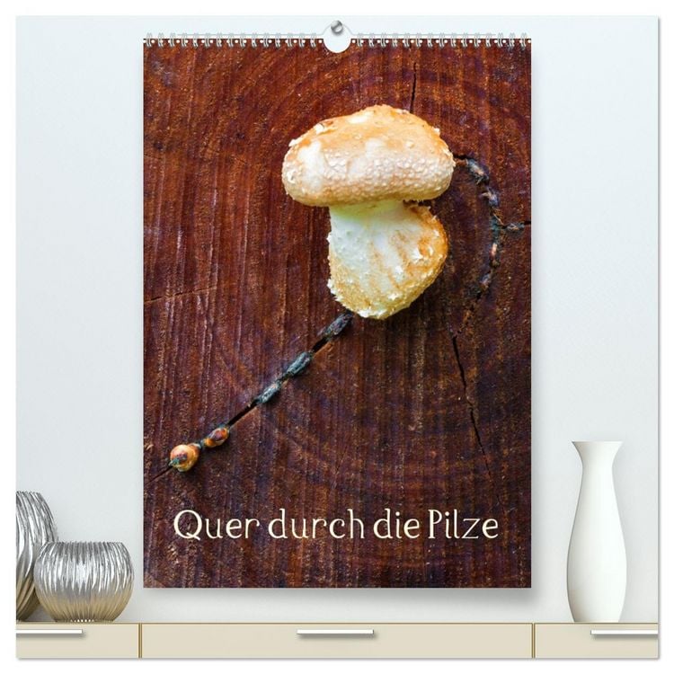 Produktbild: Quer durch die Pilze (hochwertiger Premium Wandkalender 2026 DIN A2 hoch), Kunstdruck in Hochglanz