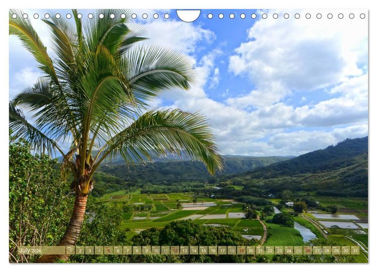 Produktbild: The Paradise of Hawaii (Wall Calendar 2026 DIN A4 landscape), CALVENDO 12 Month Wall Calendar