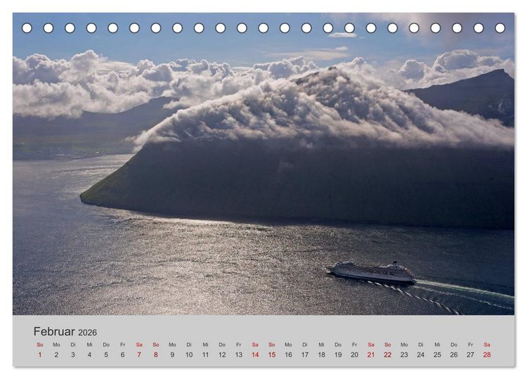 Produktbild: F&auml;r&ouml;er Inseln 2026 (Tischkalender 2026 DIN A5 quer), CALVENDO Monatskalender