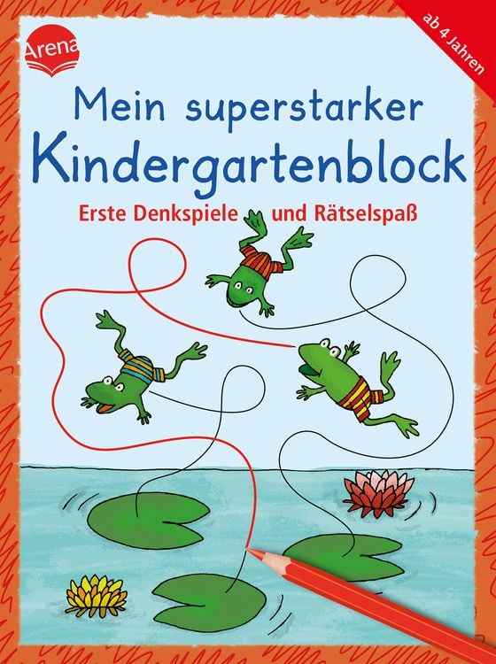 Produktbild: Mein superstarker Kindergartenblock. Erste Denkspiele und R&auml;tselspa&szlig;