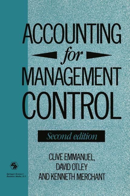 Produktbild: Accounting for Management Control