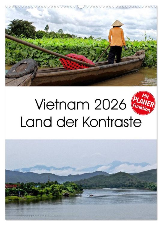 Produktbild: Vietnam 2026 Land der Kontraste (Wandkalender 2026 DIN A2 hoch), CALVENDO Monatskalender