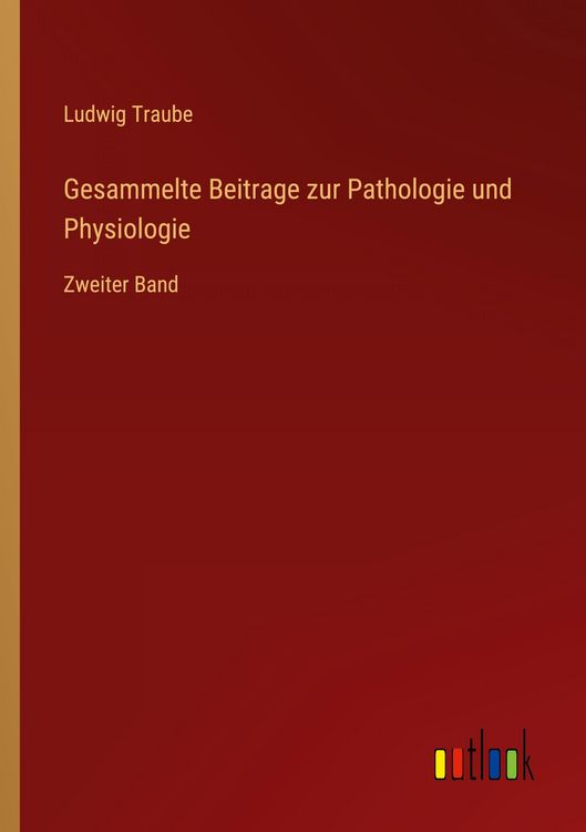 Produktbild: Gesammelte Beitrage zur Pathologie und Physiologie