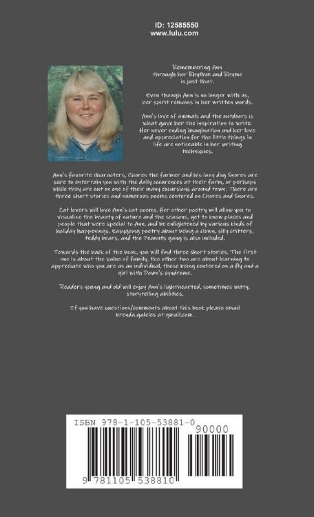 Produktbild: Remembering Ann through her Rhythm and Rhyme