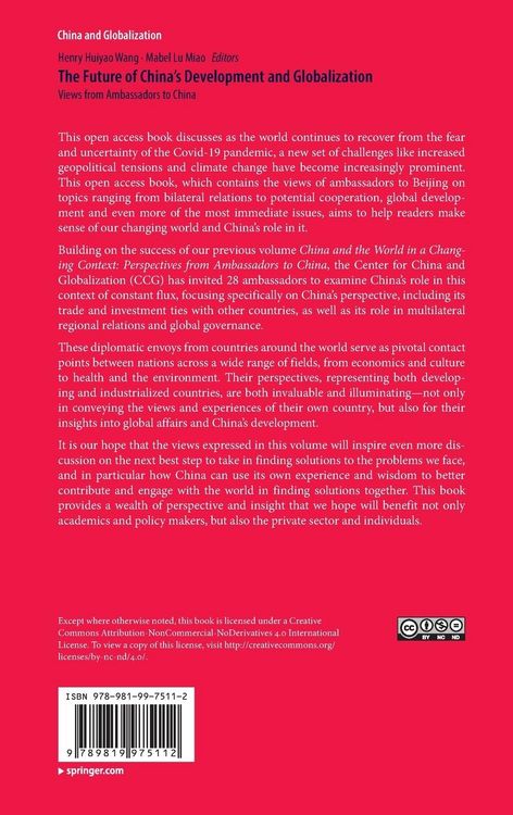 Produktbild: The Future of China&rsquo;s Development and Globalization