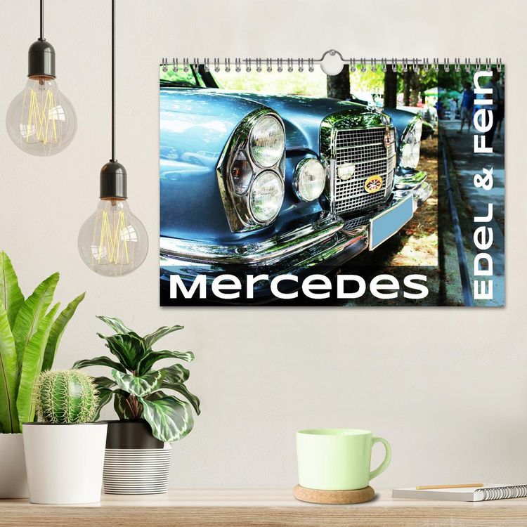 Produktbild: Mercedes Edel & Fein (Wandkalender 2026 DIN A4 quer), CALVENDO Monatskalender