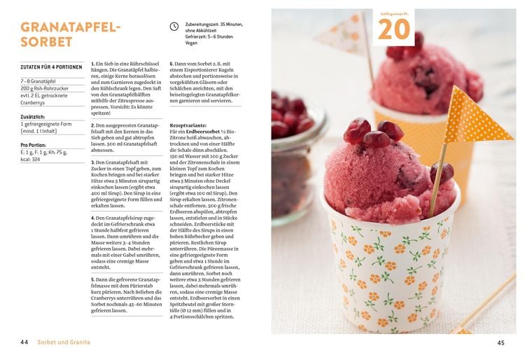 Produktbild: Meine Lieblingsrezepte: Eis, Parfait & Sorbet
