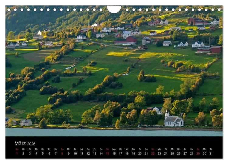 Produktbild: Norwegen (Wandkalender 2026 DIN A4 quer), CALVENDO Monatskalender