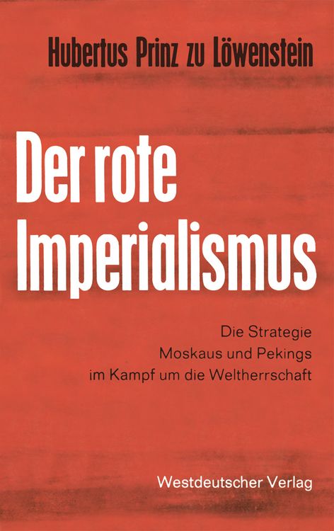 Produktbild: Der rote Imperialismus