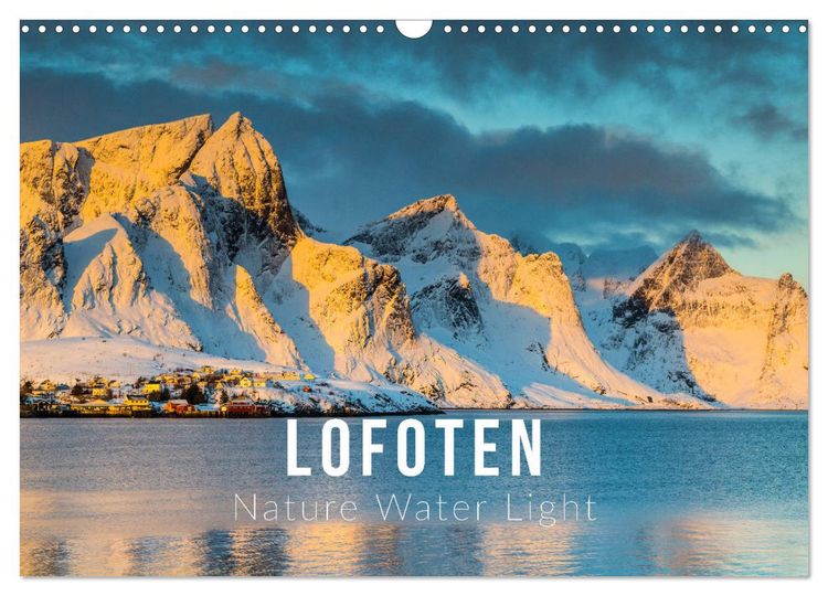 Produktbild: Lofoten. Nature Water Light (Wall Calendar 2026 DIN A3 landscape), CALVENDO 12 Month Wall Calendar