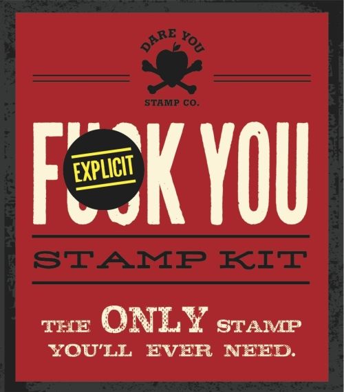 Produktbild: Dare You Stamp Co.: Fuck You Stamp