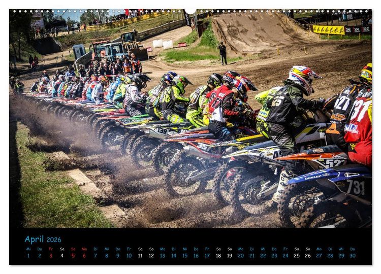 Produktbild: MX Racing 2026 (Wandkalender 2026 DIN A2 quer), CALVENDO Monatskalender