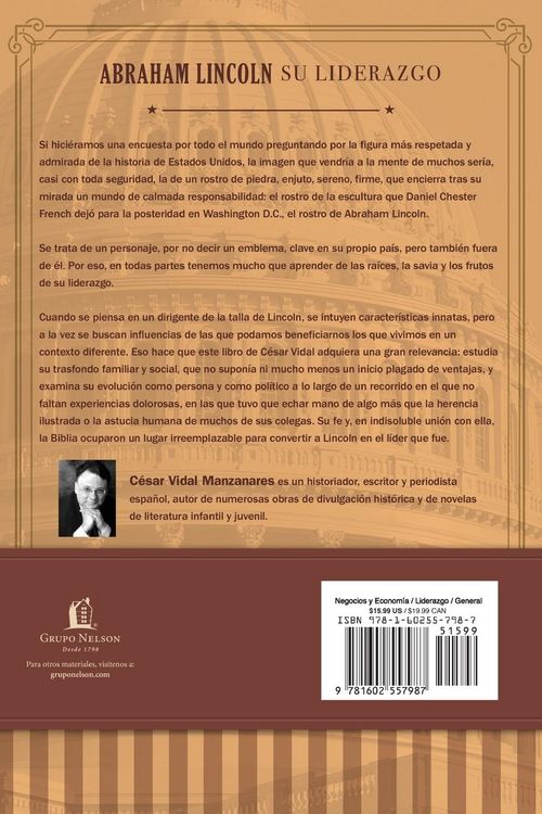 Produktbild: La Abraham Lincoln Su Liderazgo