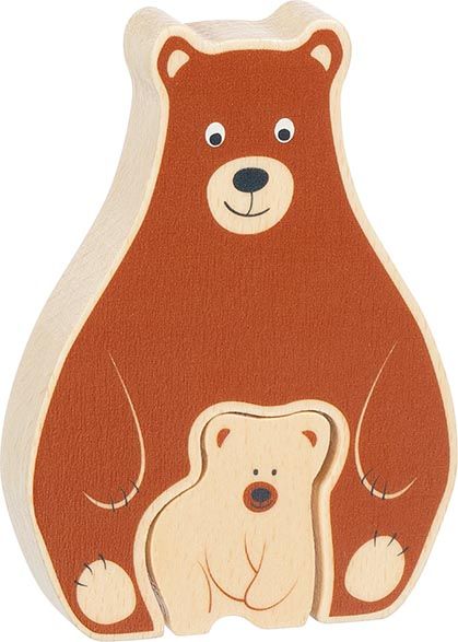 Produktbild: Goki 57332 - Aufstellpuzzle Bär