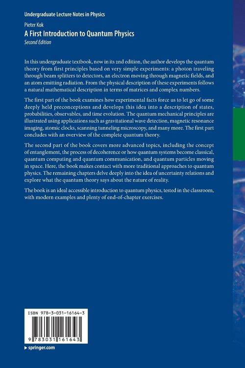 Produktbild: A First Introduction to Quantum Physics