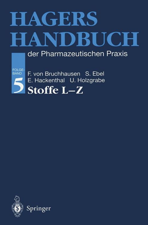 Produktbild: Hagers Handbuch der Pharmazeutischen Praxis