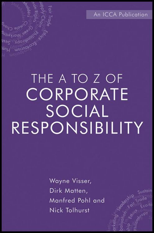 Produktbild: The A to Z of Corporate Social Responsibility