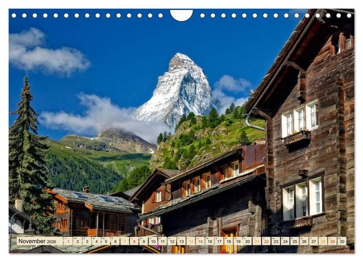 Produktbild: Auf der gro&szlig;en Tour durch die Schweiz, Etappe 1, Appenzell zum Genfer See (Wandkalender 2026 DIN A4 quer), CALVENDO Monatskalender