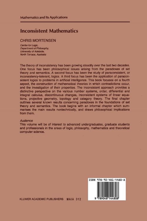Produktbild: Inconsistent Mathematics