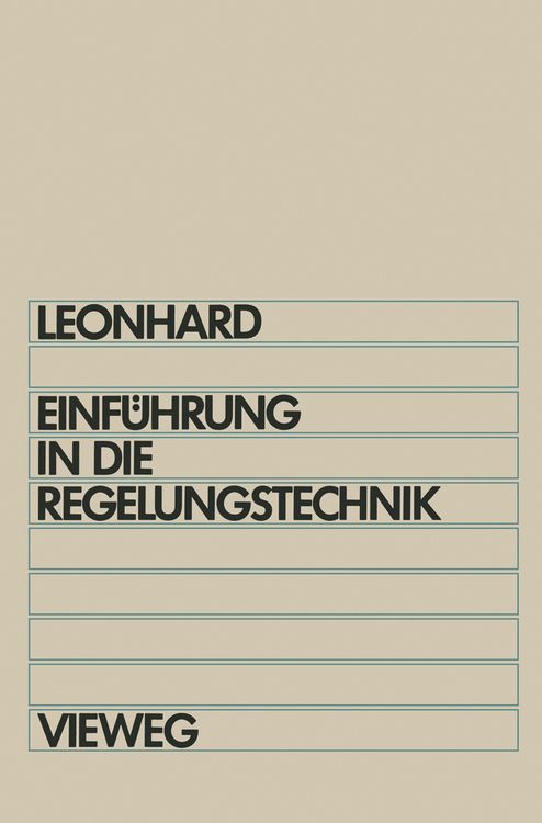 Produktbild: Einf&uuml;hrung in die Regelungstechnik