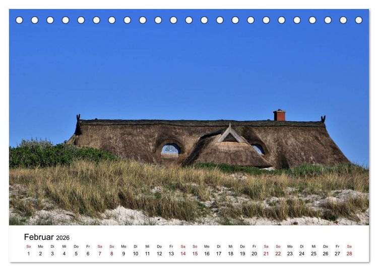 Produktbild: Ein Tag auf der Insel Hiddensee (Tischkalender 2026 DIN A5 quer), CALVENDO Monatskalender
