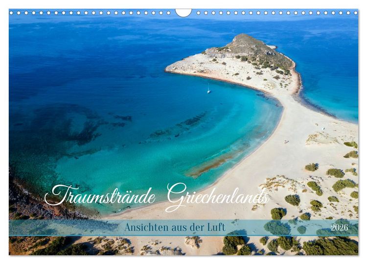 Produktbild: Traumstr&auml;nde Griechenlands (Wandkalender 2026 DIN A3 quer), CALVENDO Monatskalender