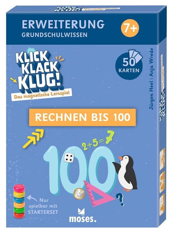 Produktbild: Klick Klack Klug Kartenset Rechnen bis 100 ab 7