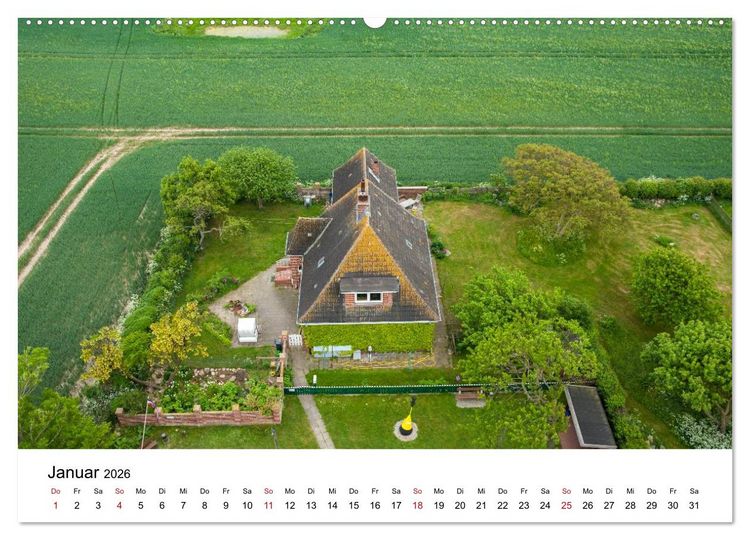 Produktbild: Fehmarn - "fe mer" nat&uuml;rlich "am Meer gelegen" (Wandkalender 2026 DIN A2 quer), CALVENDO Monatskalender