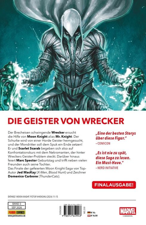 Produktbild: Moon Knight: Die Faust des Khonshu