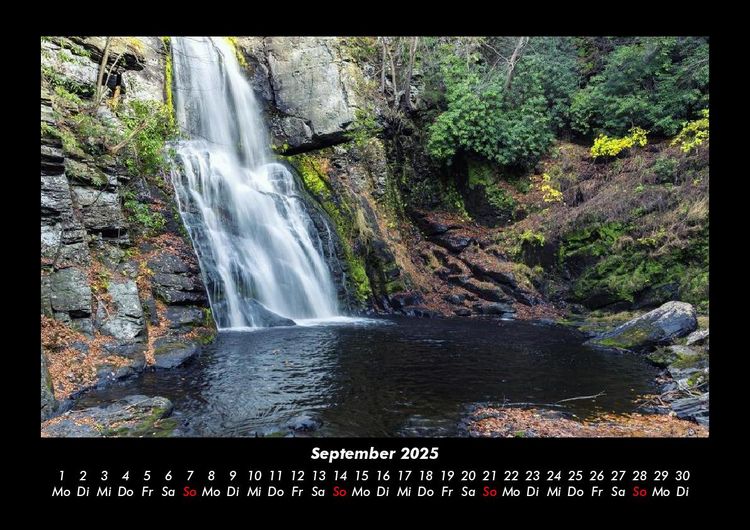 Produktbild: Wasserf&auml;lle 2025 Fotokalender DIN A3