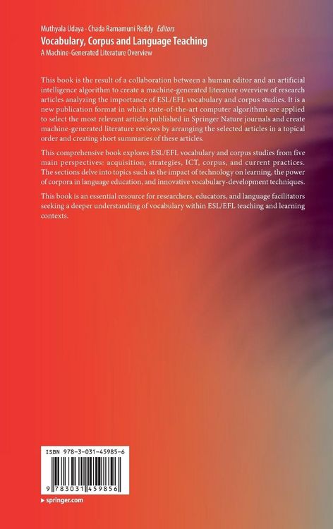 Produktbild: Vocabulary, Corpus and Language Teaching