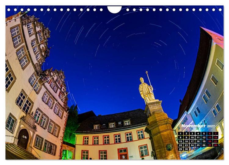 Produktbild: Sternspuren &uuml;ber Bad Hersfeld (Wandkalender 2027 DIN A4 quer), CALVENDO Monatskalender