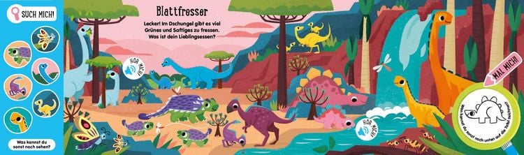 Produktbild: Such mich! H&ouml;r mich! Mal mich! Dino-Babys