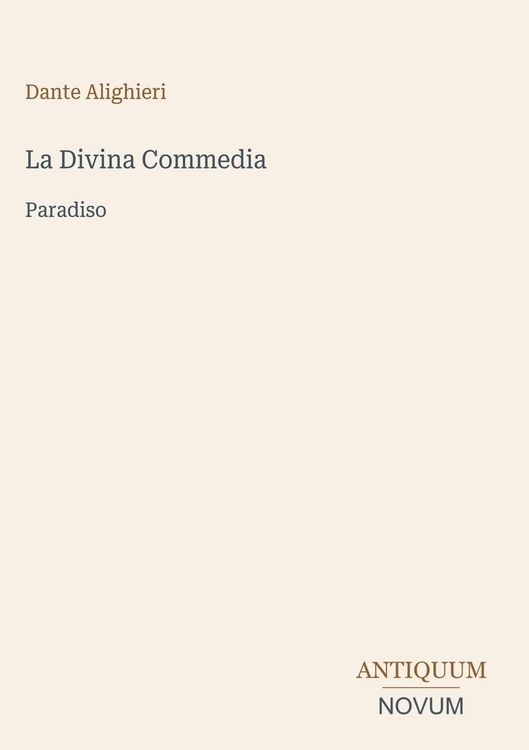 Produktbild: La Divina Commedia