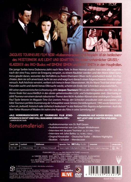 Produktbild: Katzenmenschen (Cat People) (Filmjuwelen)