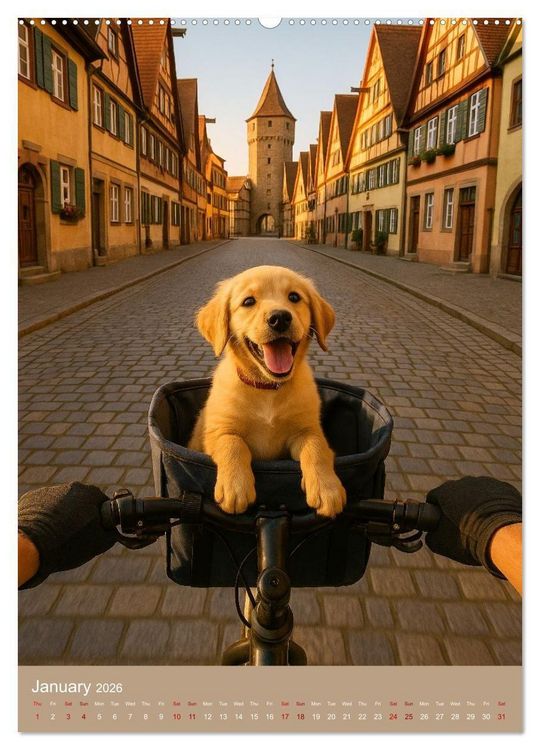 Produktbild: Cycling in Germany (Wall Calendar 2026 DIN A2 portrait), CALVENDO 12 Month Wall Calendar