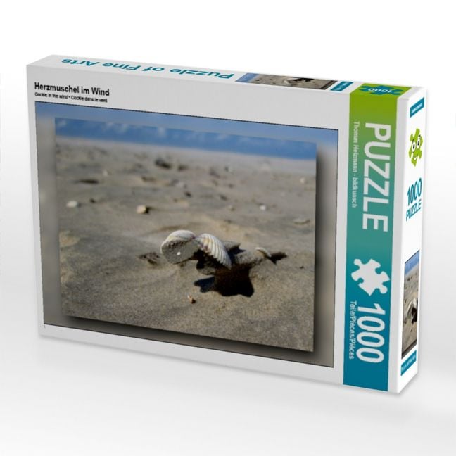 Produktbild: CALVENDO Puzzle Herzmuschel im Wind | 1000 Teile Lege-Gr&ouml;&szlig;e 64x48cm Foto-Puzzle f&uuml;r gl&uuml;ckliche Stunden