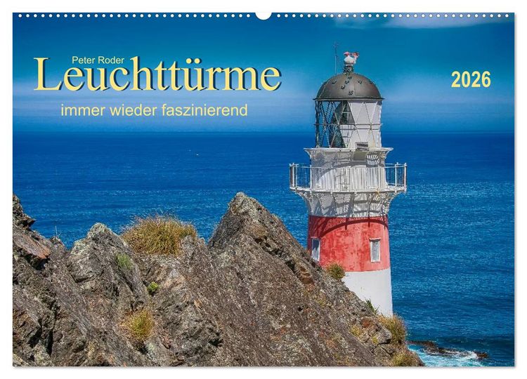 Produktbild: Leucht&uuml;rme - immer wieder faszinierend (Wandkalender 2026 DIN A2 quer), CALVENDO Monatskalender