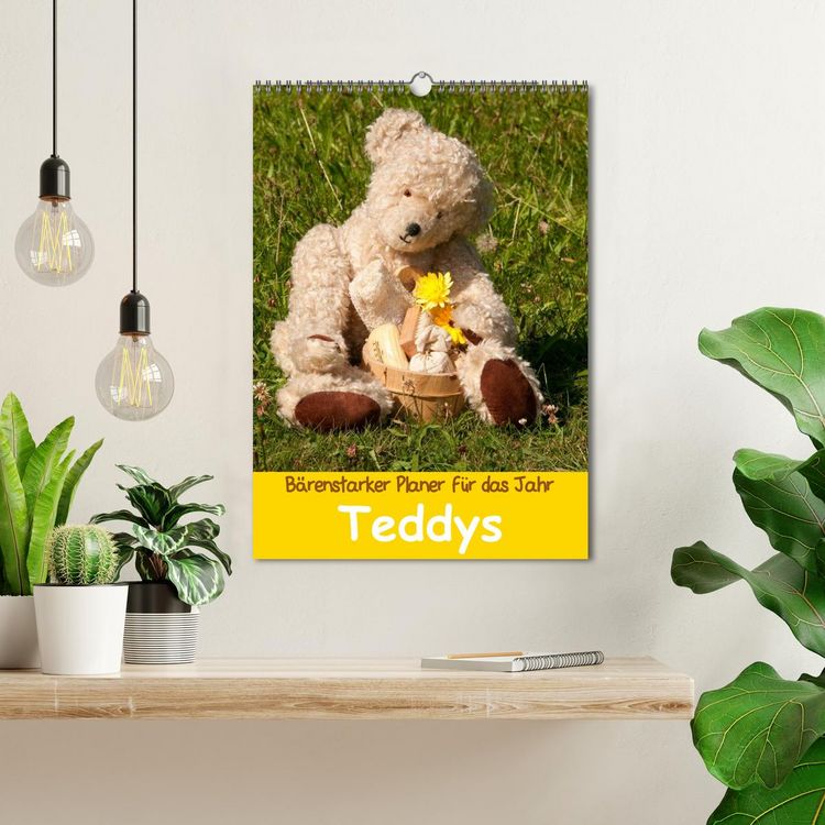 Produktbild: B&auml;renstarker Planer f&uuml;r das Jahr &ndash; Teddys (Wandkalender 2026 DIN A3 hoch), CALVENDO Monatskalender