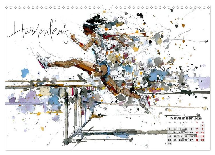 Produktbild: Olympische Luftspr&uuml;nge (Wandkalender 2026 DIN A3 quer), CALVENDO Monatskalender